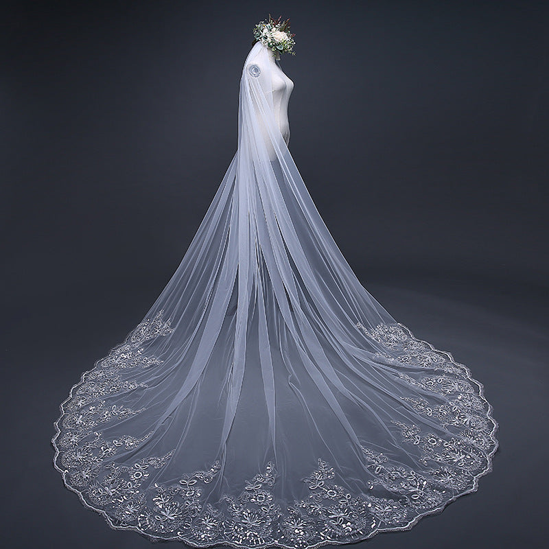 Bridal veil wedding accessories