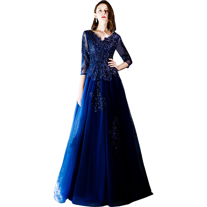 Royal blue dress
