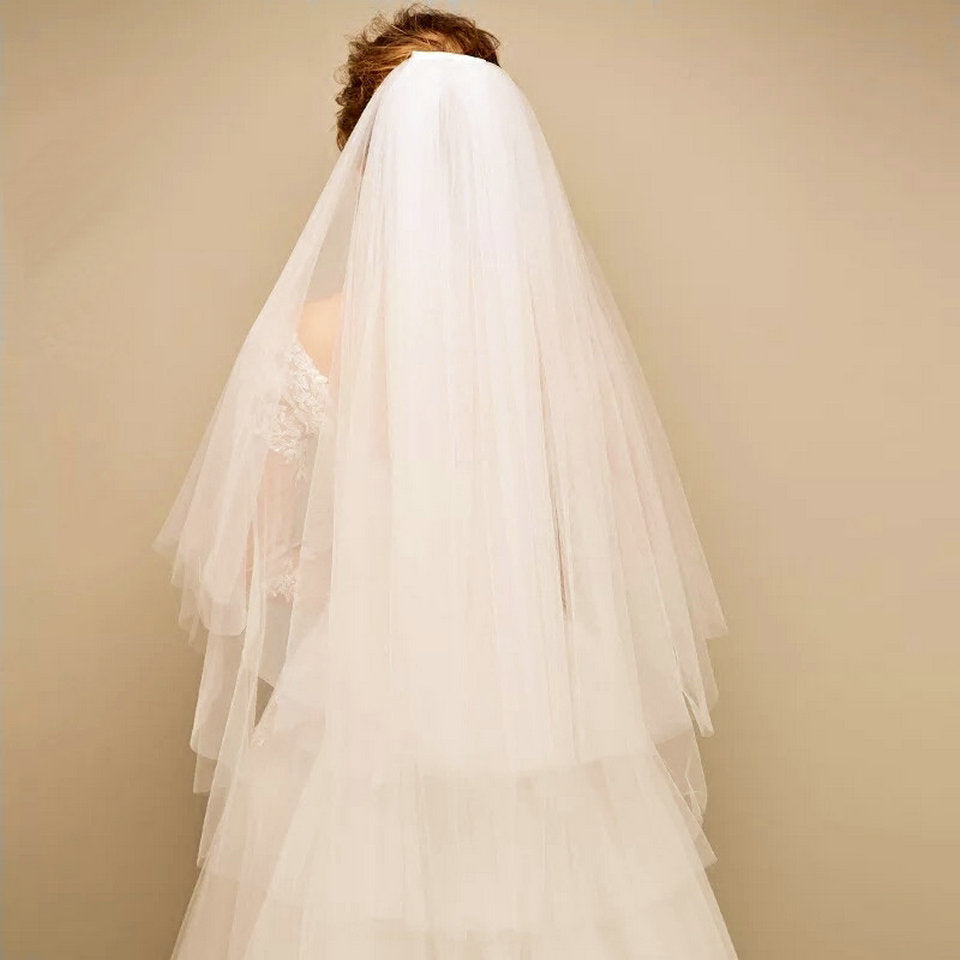Bridal wedding veil