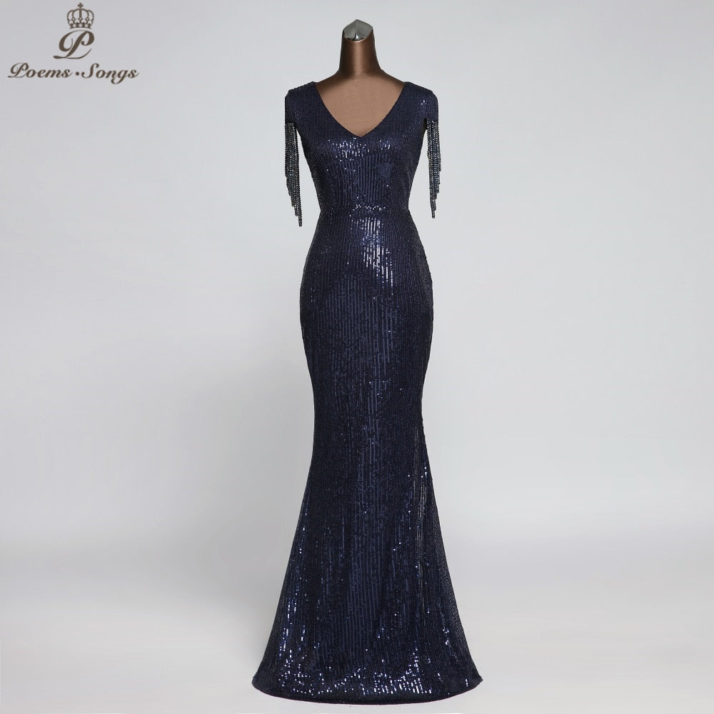 Sophisticated Sequin Evening Gown