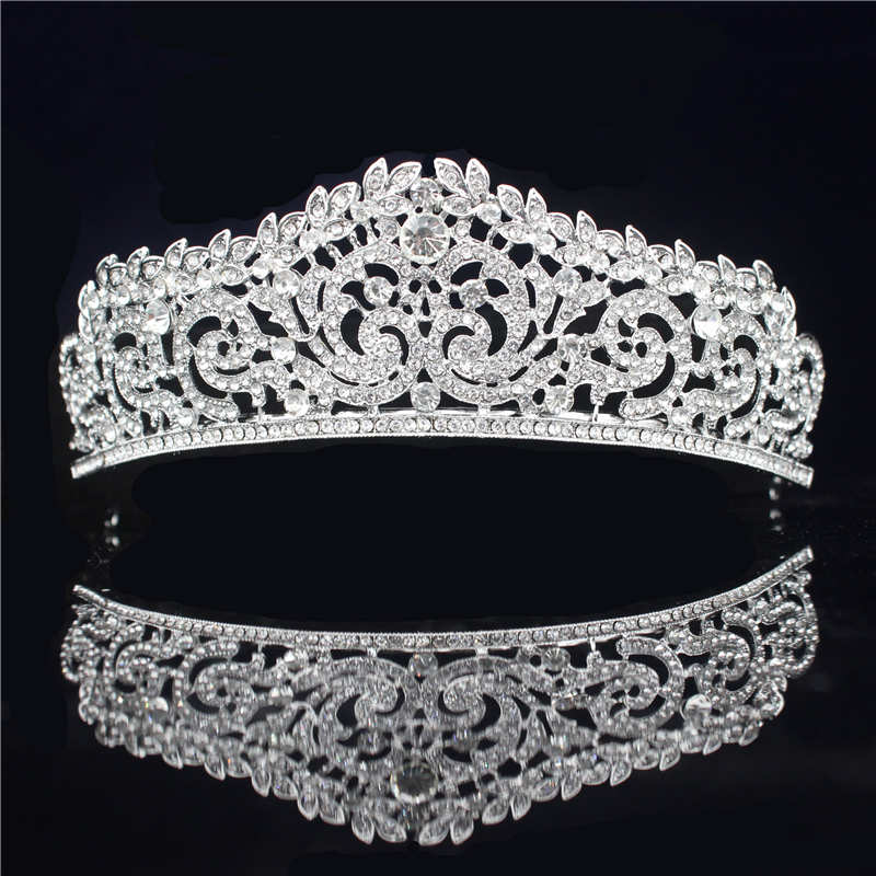 Gorgeous Crystal Bridal Tiara Crown Bride Headbands Women Girl Headpiece Prom Hair Ornaments Wedding Head Jewelry Accessories