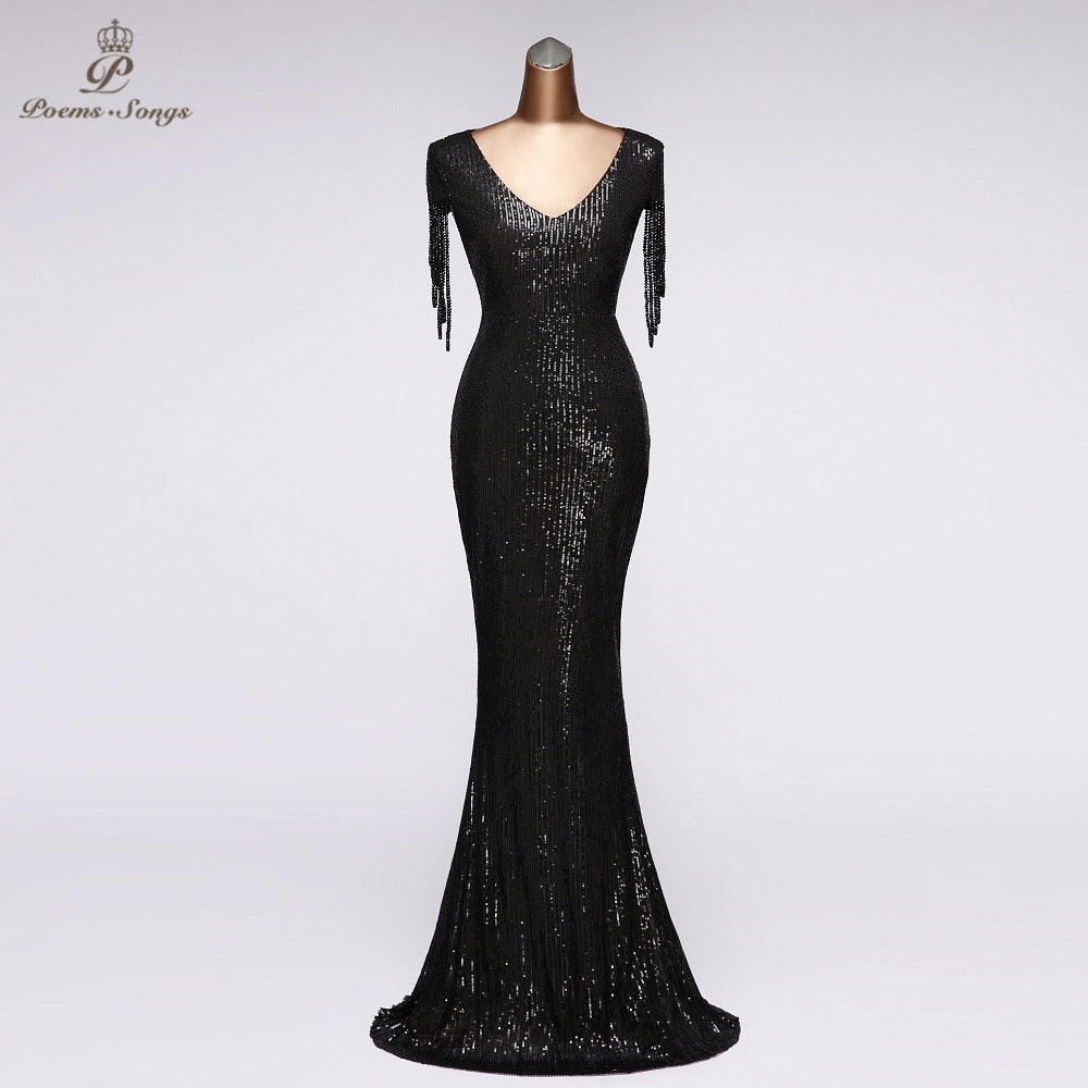 Sophisticated Sequin Evening Gown