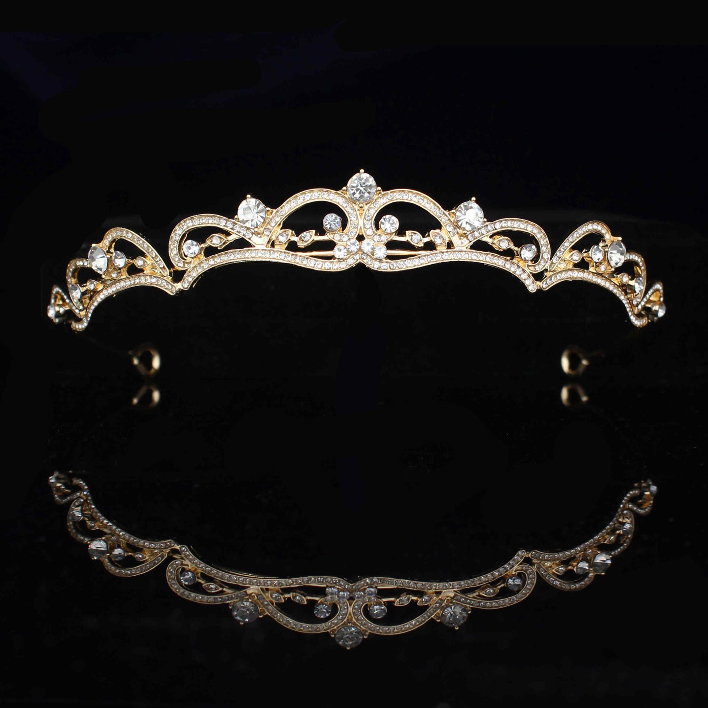 Bridal Tiara Crown Princess Crystal Diadem Hair Ornament