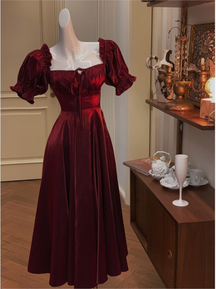 Vintage Tea Length Evening Dress