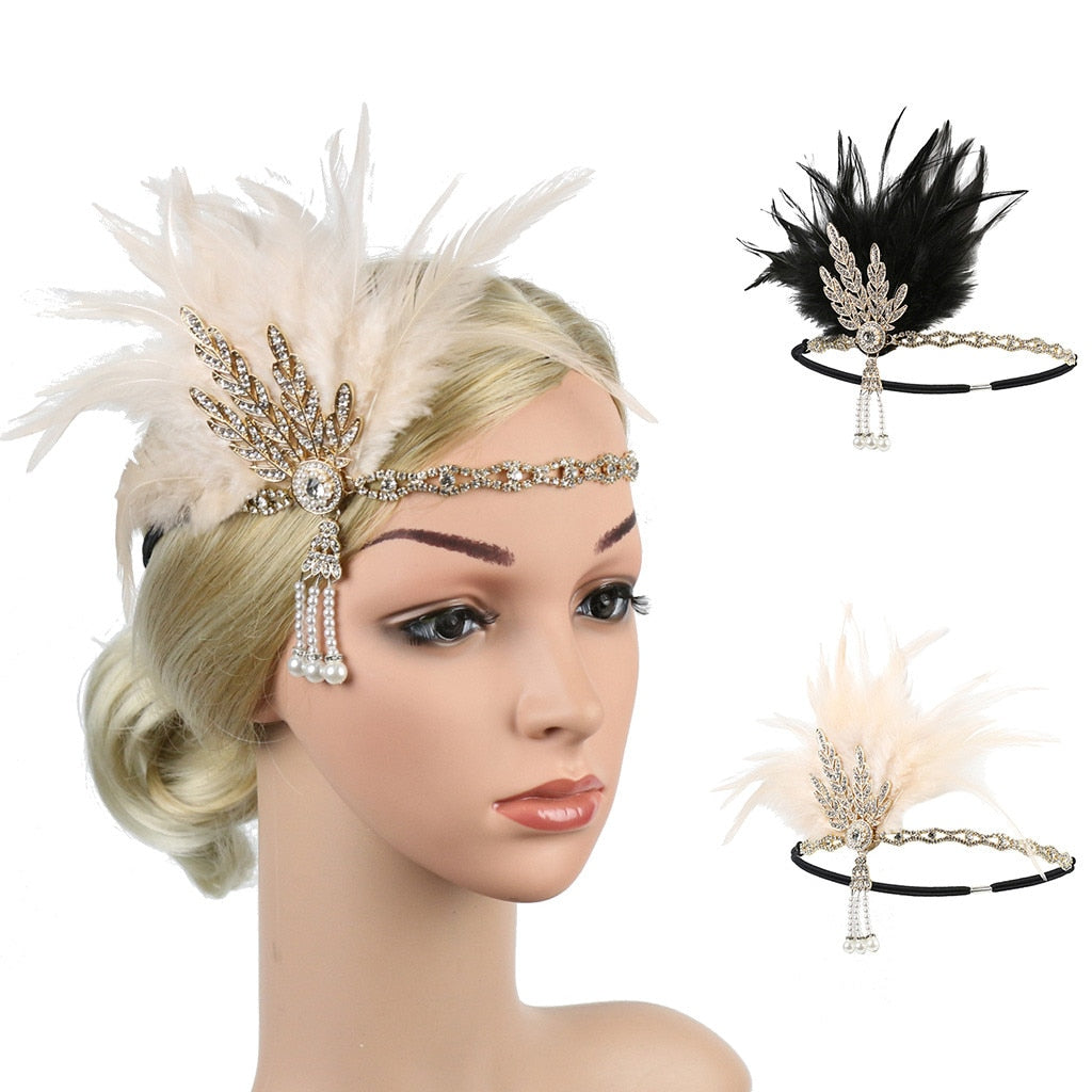 Feather Flapper Headband